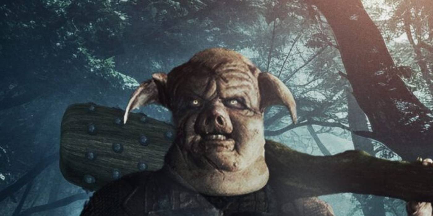 Пиглет держит дубину в Winnie the Pooh Blood and Honey 2