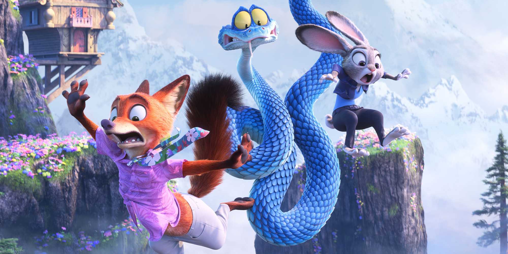 Ник, Джуди и Гарри вместе в Зоопарке 2