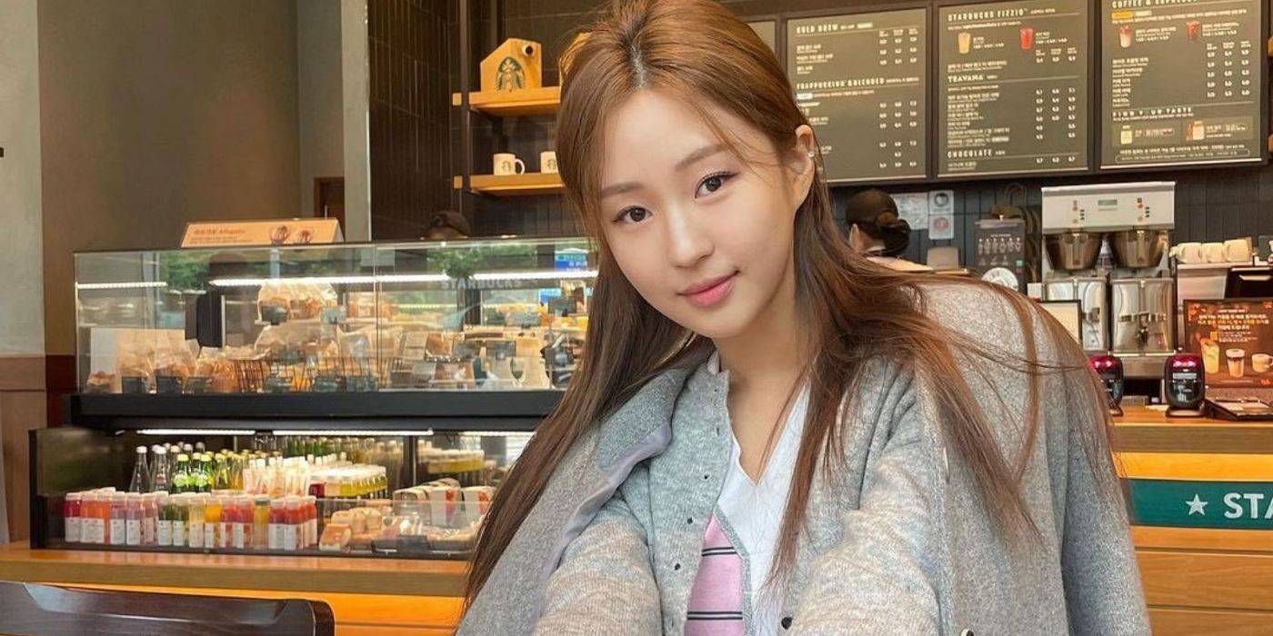 Улыбающаяся Ли Мин Су из Single INferno