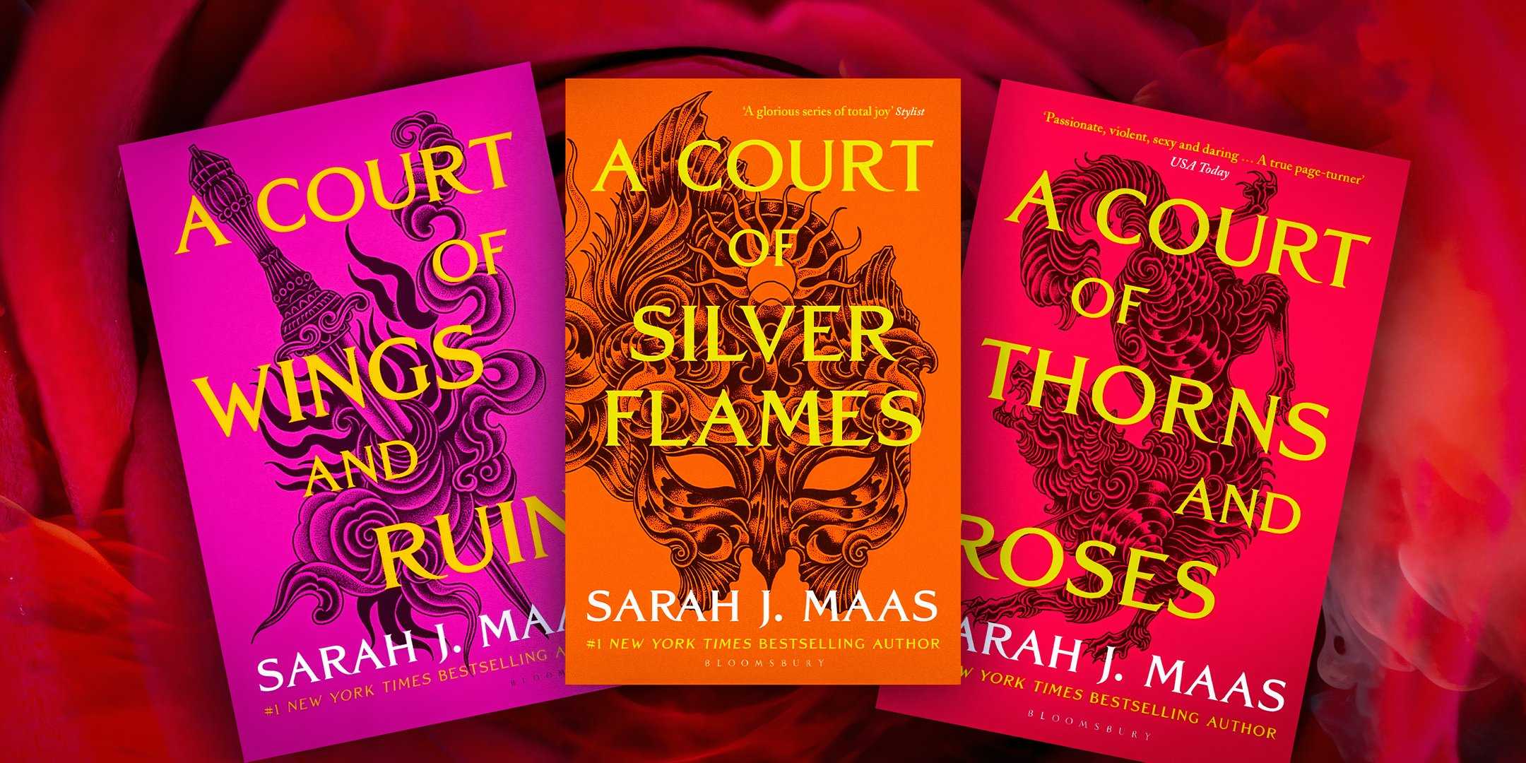 Обложки книг серии ACOTAR