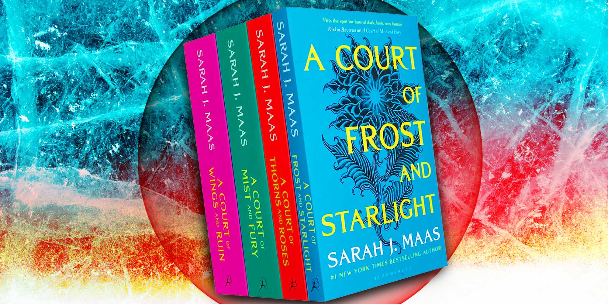 Обложка A Court Of Frost And Starlight и другие книги ACOTAR на льду