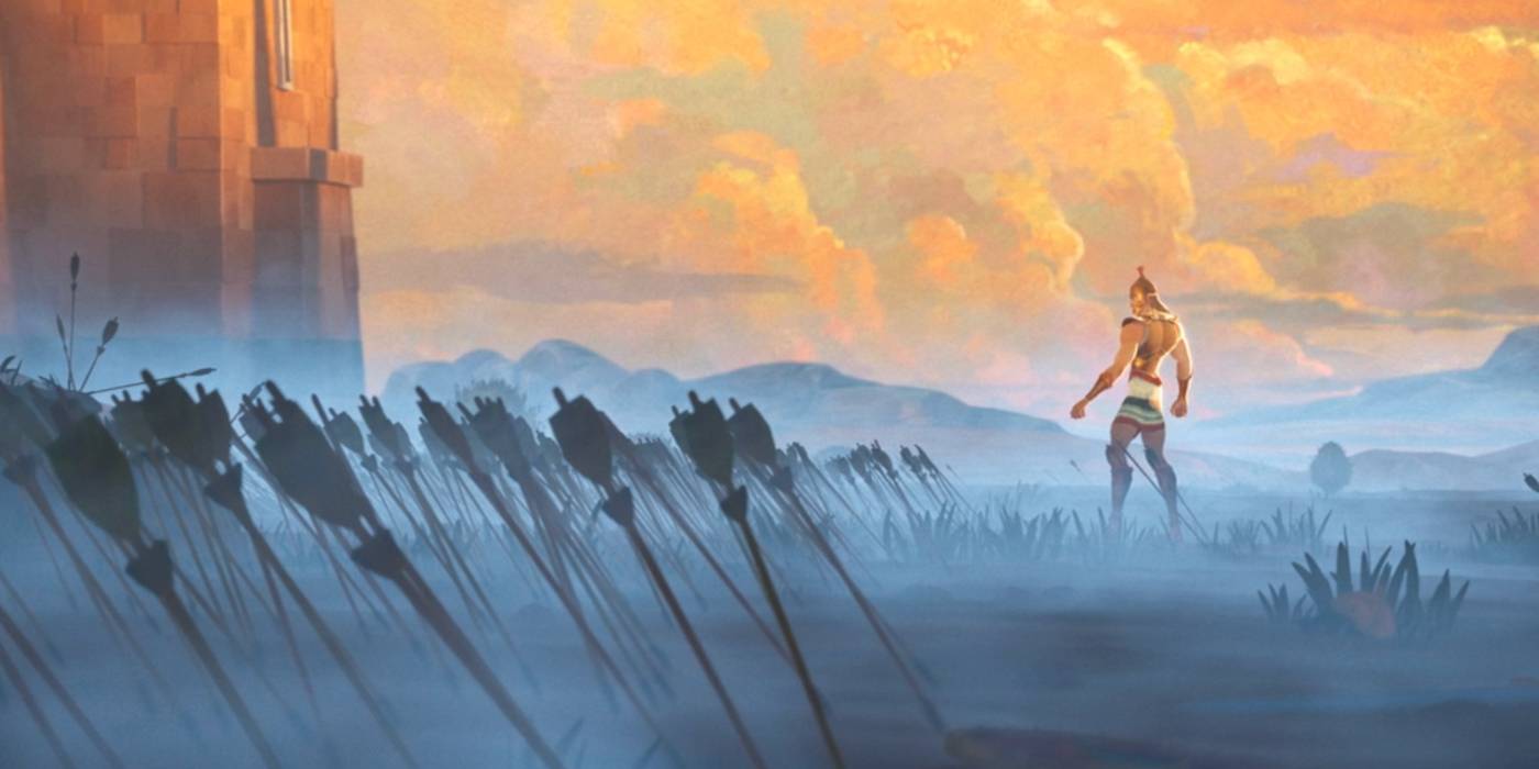 Ахиллес в "Глазах Ваканды" стоял рядом с полем стрел