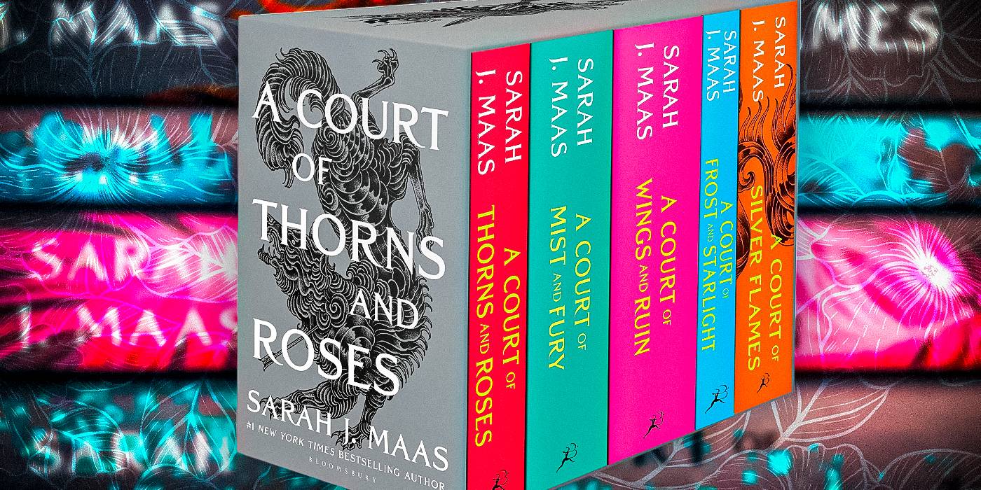 Коллекция "The A Court of Thorns & Roses" с обложкой первой книги