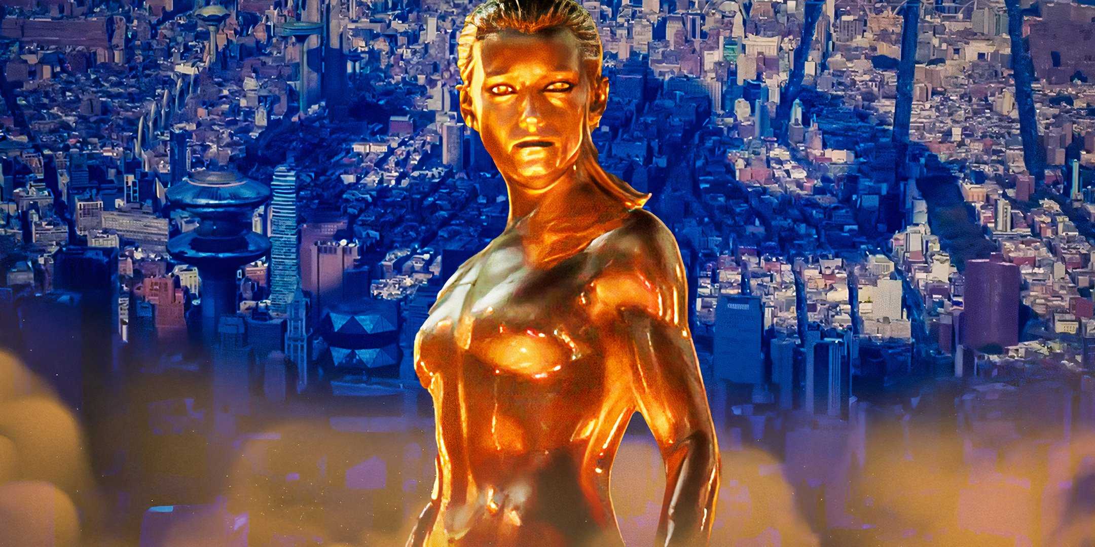 Кастомное изображение Шалла-Ба перед тенью Галактуса в "The Fantastic Four: First Steps"