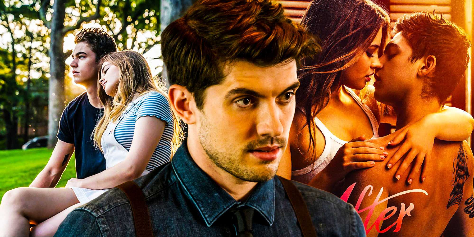 Смешанное изображение с персонажами из After We Fell, After We Collided и After