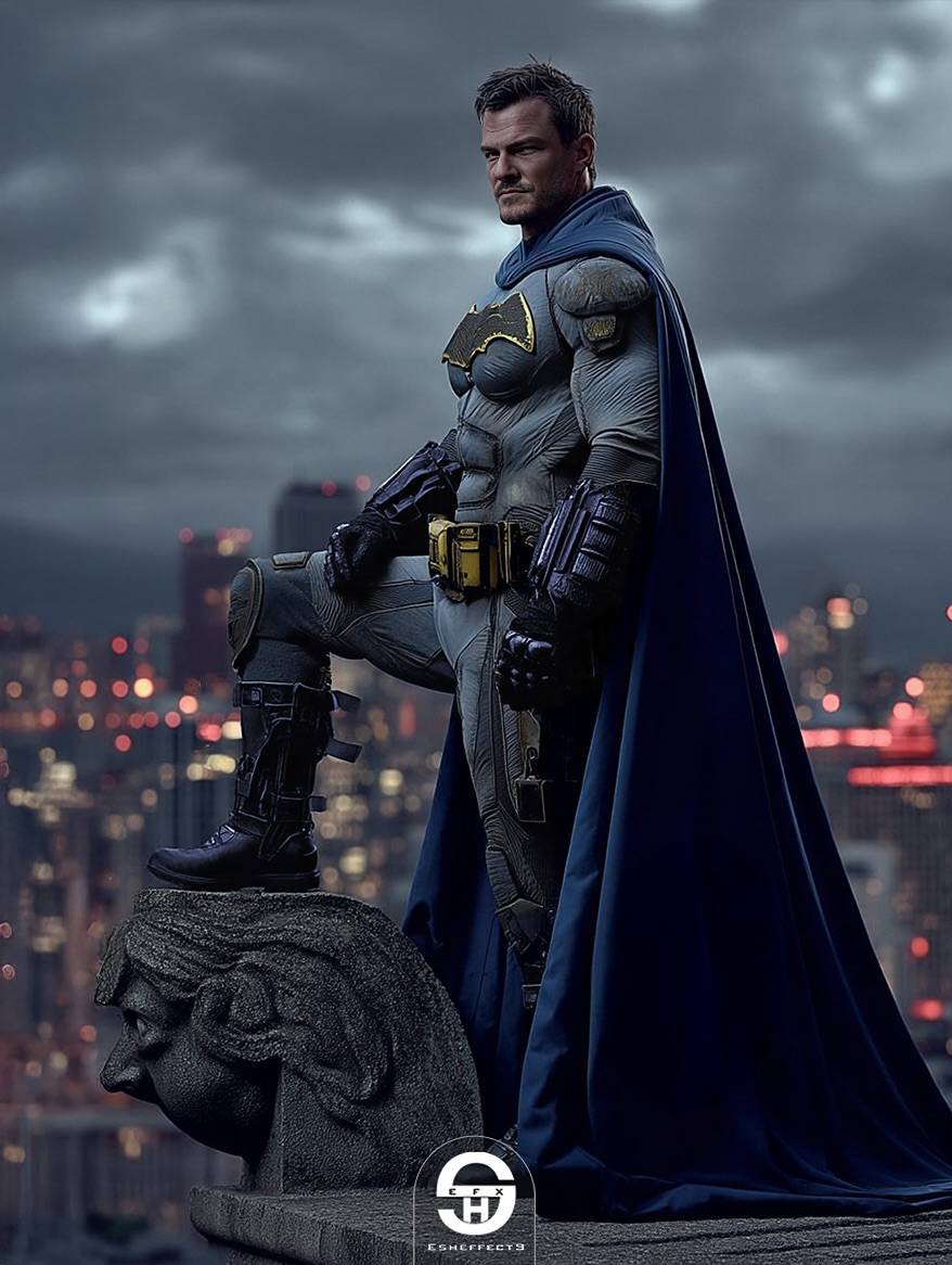 Alan Ritchson as Batman FAN ART