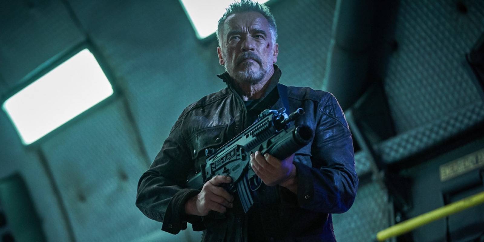 Арнольд Шварценеггер в фильме "Терминатор: Тёмное будущее"
