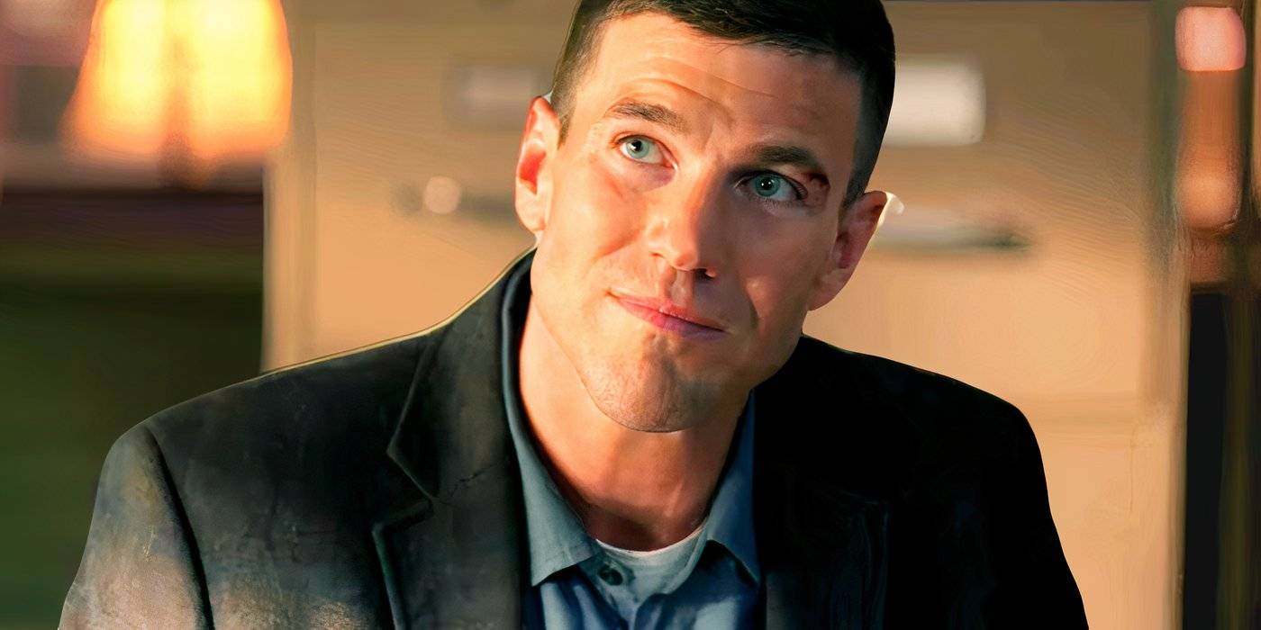 Астин Стоуэлл в роли Лерей Джетро Джибб, смотрящий вверх в NCIS Origins