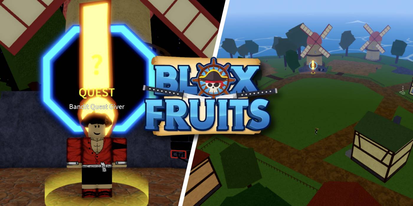 Bandit Quest Giver on Main Island in Roblox Blox Fruits