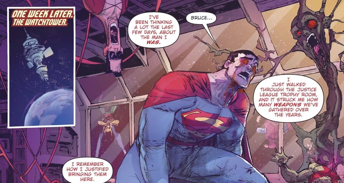 Бэтмен, который смеется, убивает Лигу Справедливости