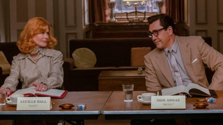 Обзор фильма «Быть Рикардос»: Фильм Аарона Соркина «Люси» разочаровывает.