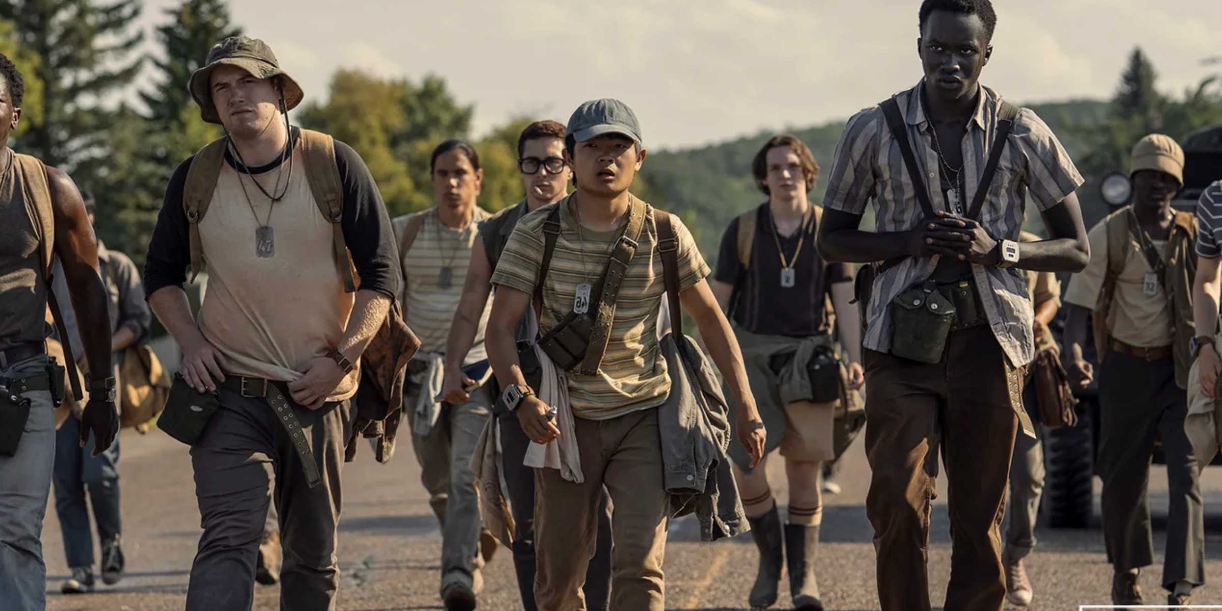 Бен Ван, Купер Хоффман и ансамбль в "The Long Walk"