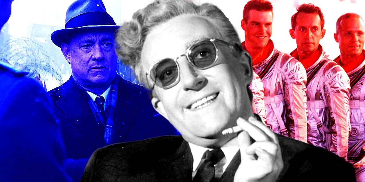 Разделенное изображение: Bridge of Spies, Dr. Strangelove и The Right Stuff