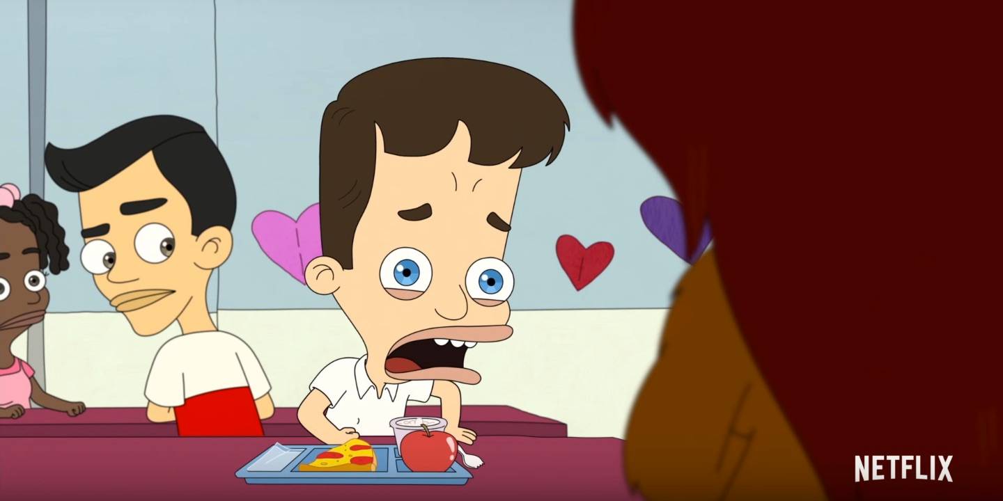 Ник Бирч, выглядящий расстроенным в Big Mouth.