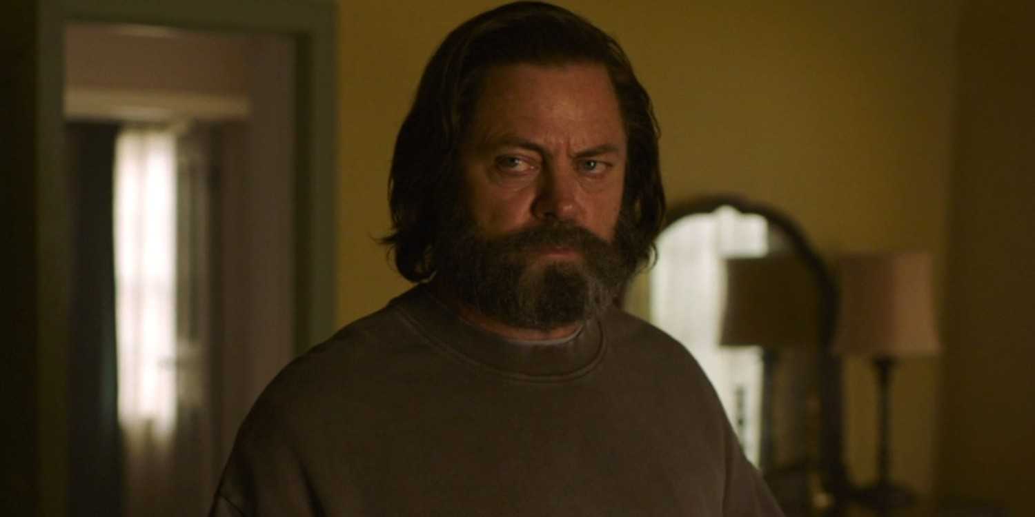 Билл, смотрящий строго в The Last Of Us