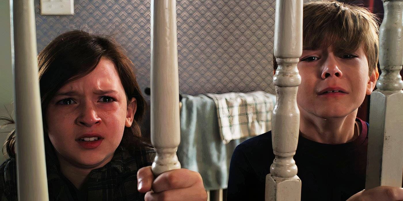 Билли и Томми Максимофф боятся Скарлетт Вуч в Doctor Strange In The Multiverse Of Madness