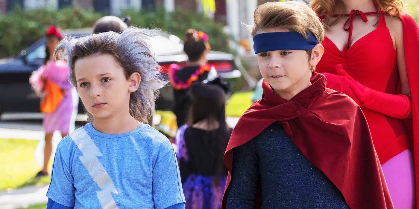 Билли и Томми Максимоф в роли Виккан и Спида в WandaVision