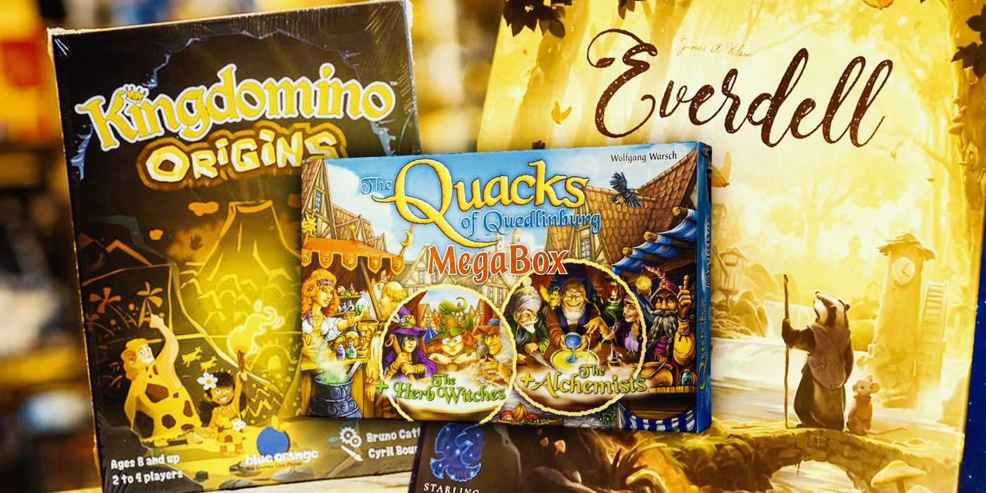 Настольные игры: Kingdomino Origins, Everdell и The Quacks of Quedlinburg