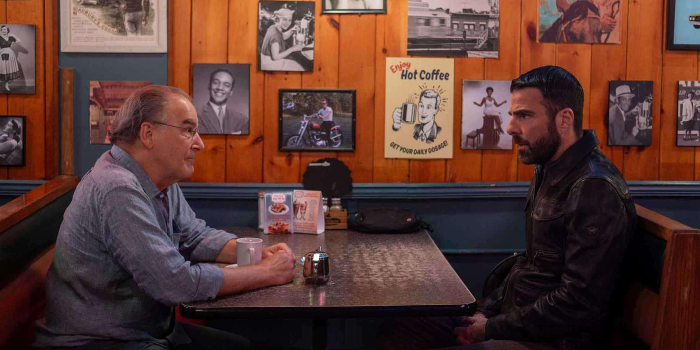 Brilliant Minds: Воль встречается с Ноа в кафе, оба выглядят скептически