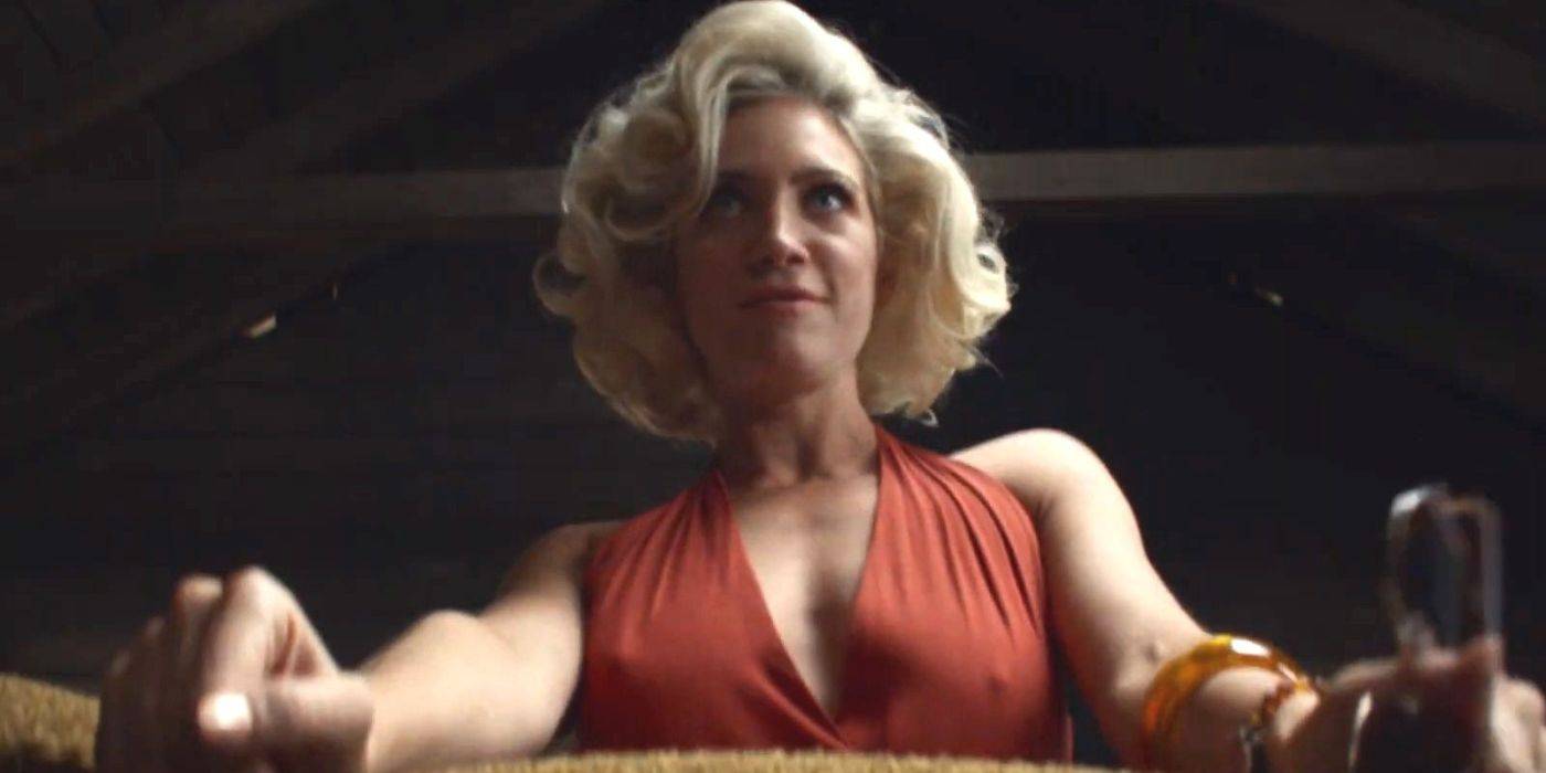 Бриттани Сноу в роли Боби-Лин в сцене из фильма X.