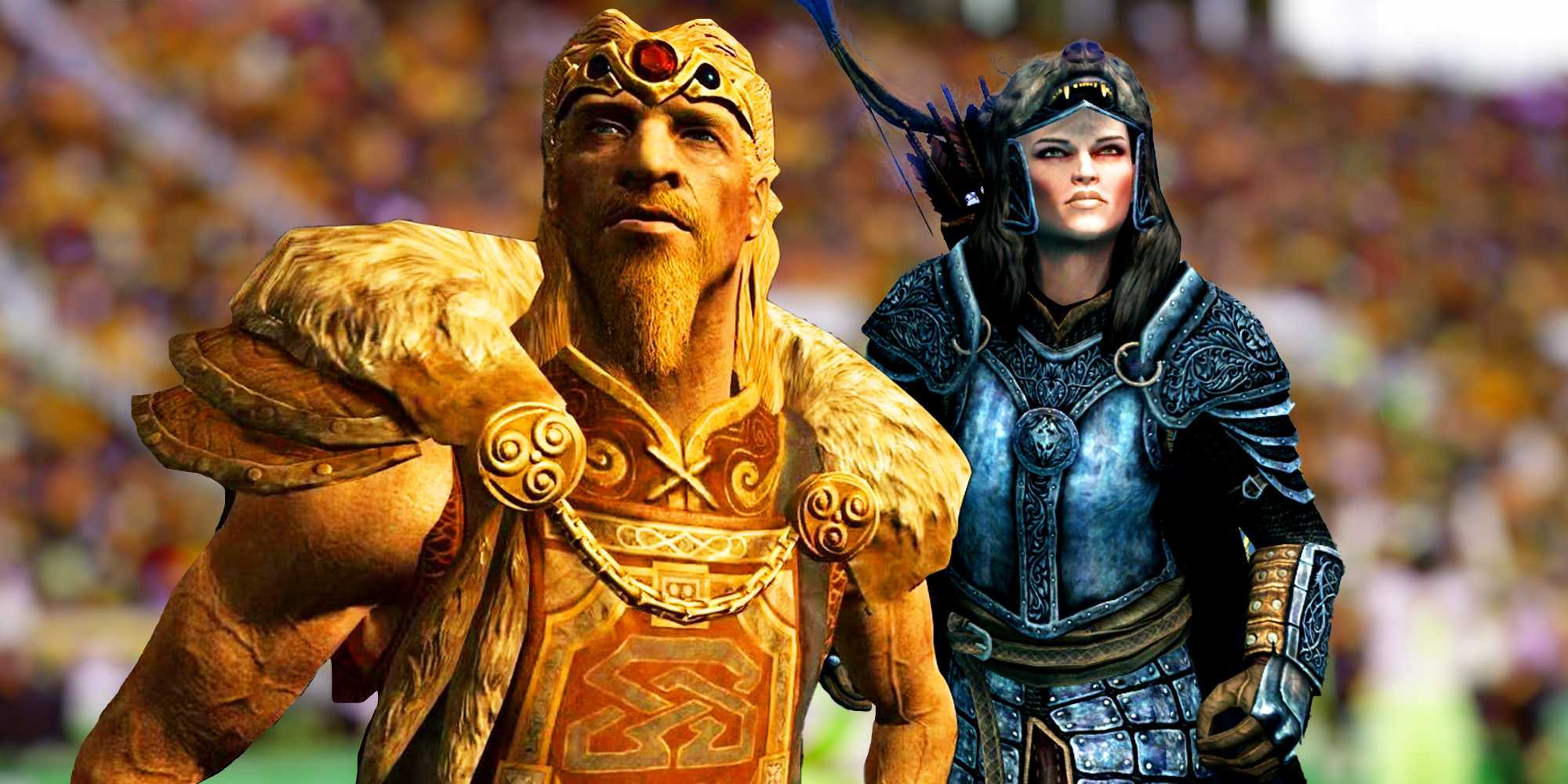 Лейдиа из Скайрима рядом с Балгруфом перед игрой NCAA Football.