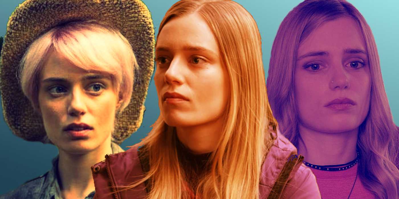 Коллаж с Анжей Савцич в "Дирк Гентле", "Big Sky" и "Loudermilk".