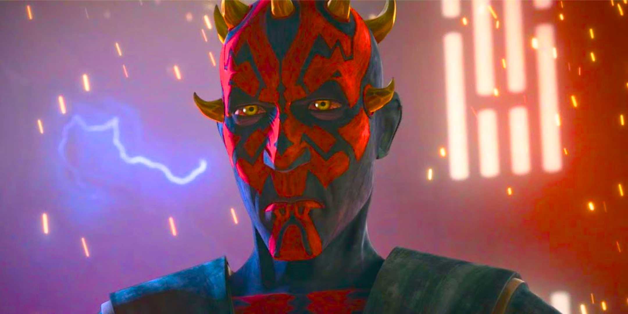 Дарт Маул, выглядящий сердито, в 7-м сезоне *Клонов Войн*