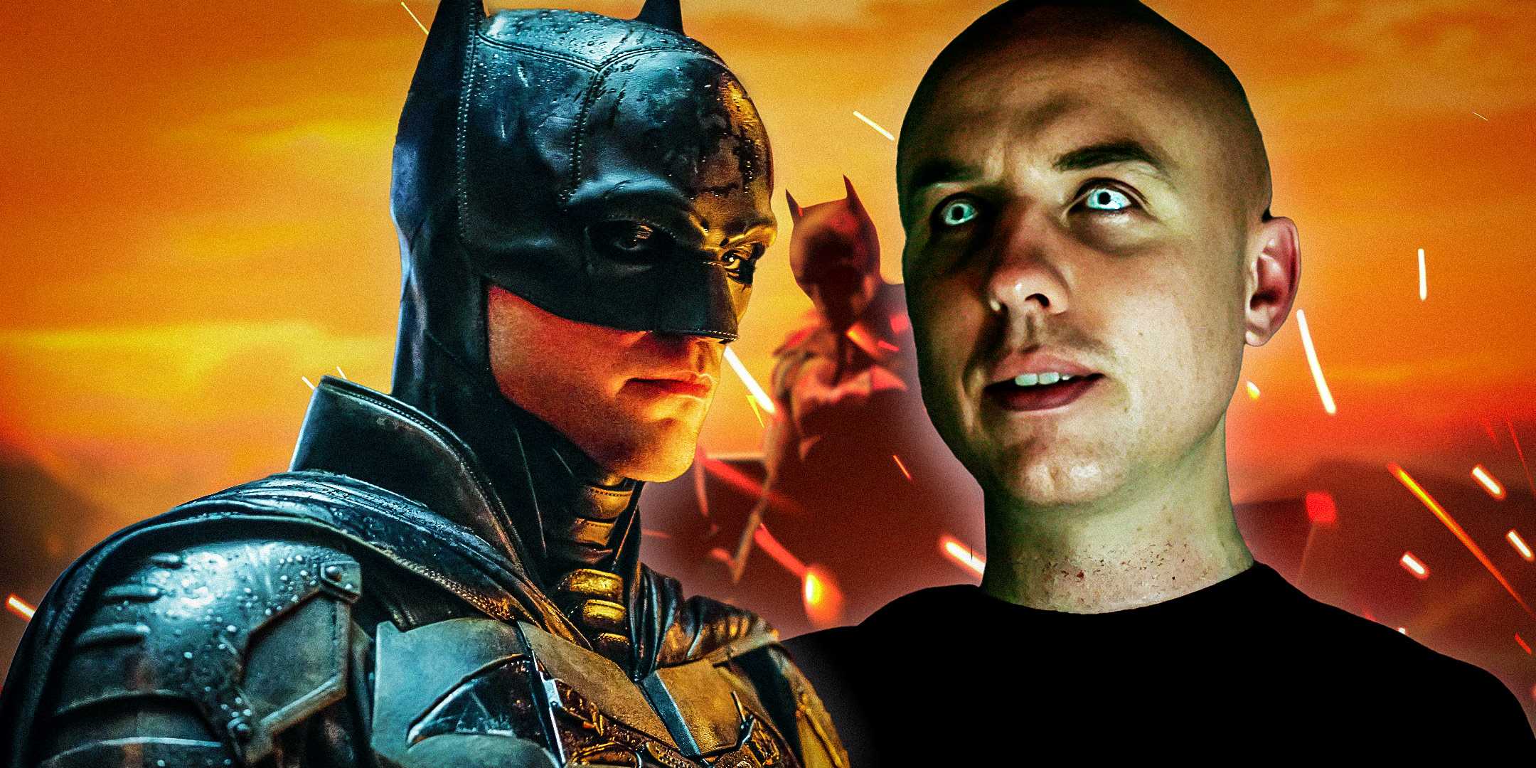 Роберт Паттинсон в роли Бэтмена и Clayface из Готэма