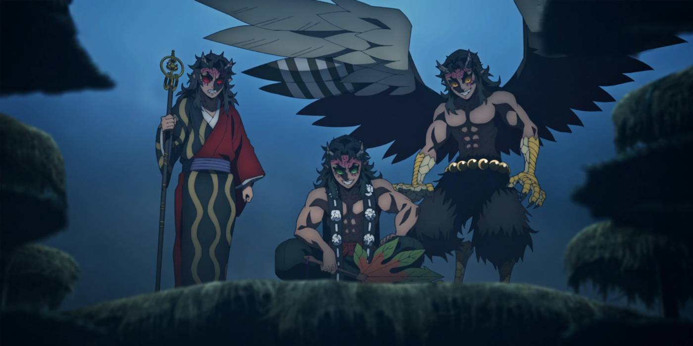 Демон Слейер: Секидо, Айцу и Уроги, демоны эмоций Ханьтенгу.