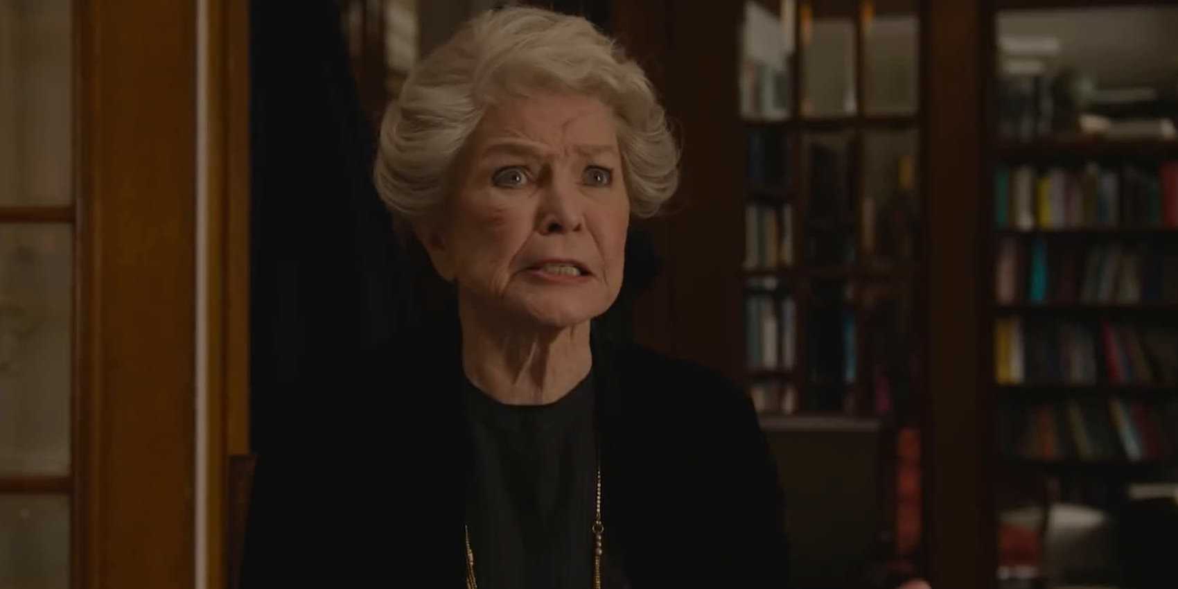 Эллен Бёрстин, выражающая беспокойство в фильме "Pieces of a Woman"