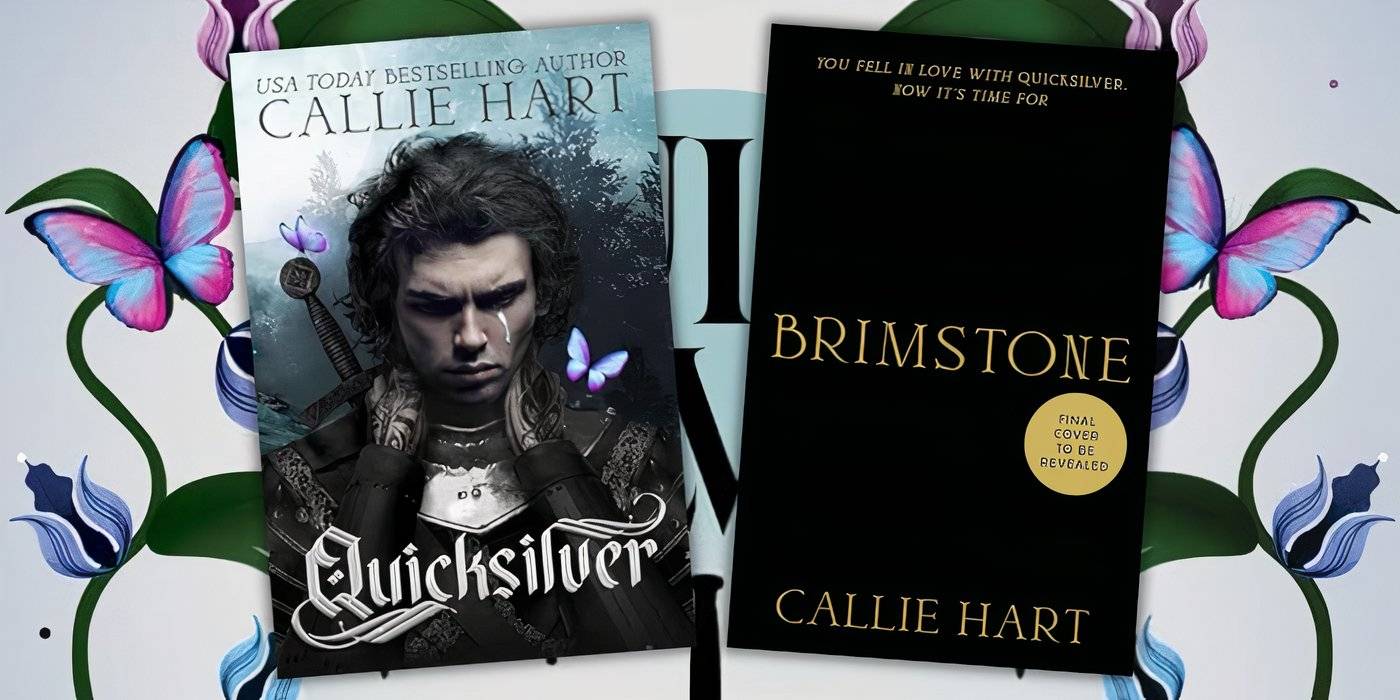 Обложки книг "Quicksilver and Brimstone" Калли Харт