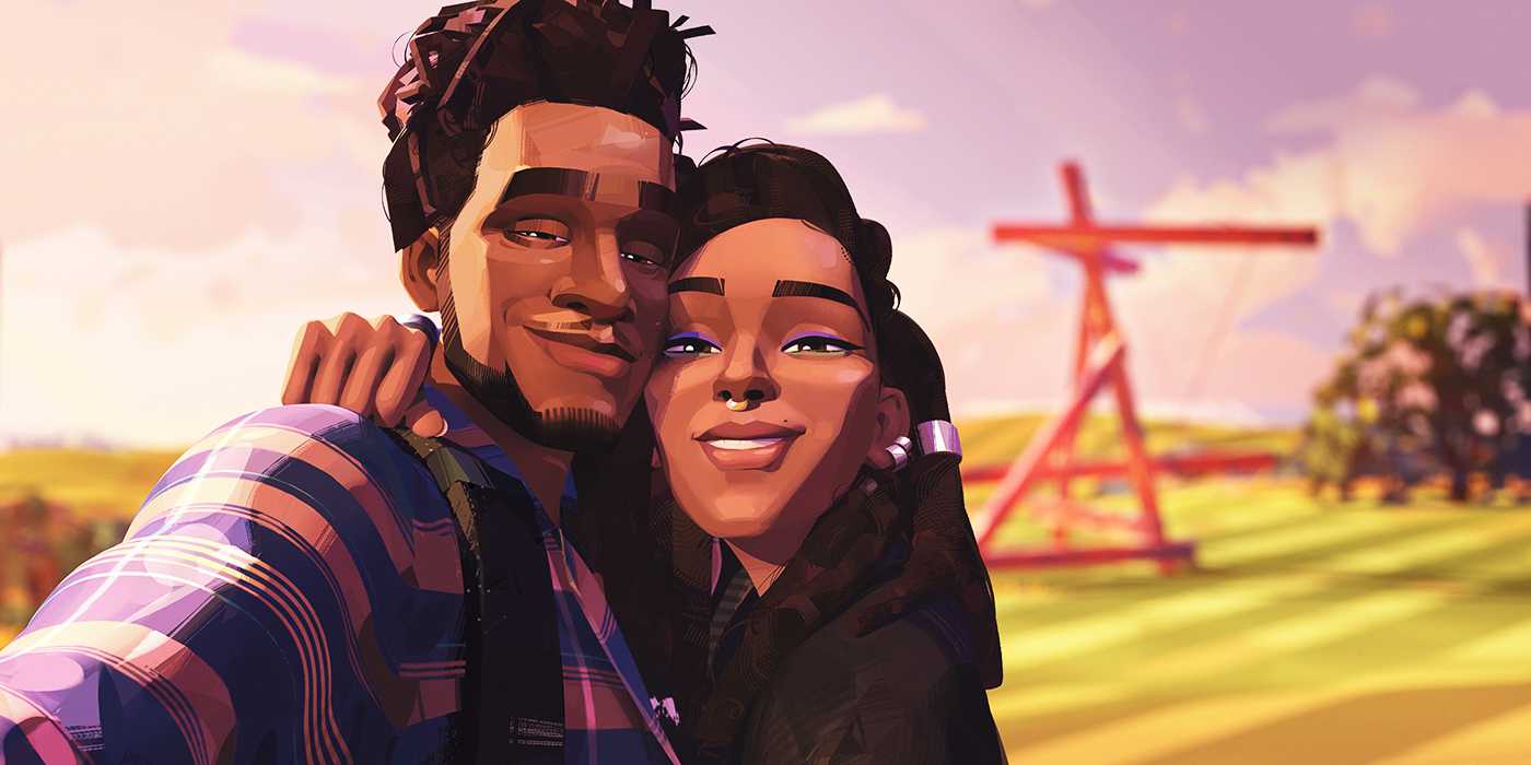 Джабари и Мейдов фотографируются вместе в Entergalactic