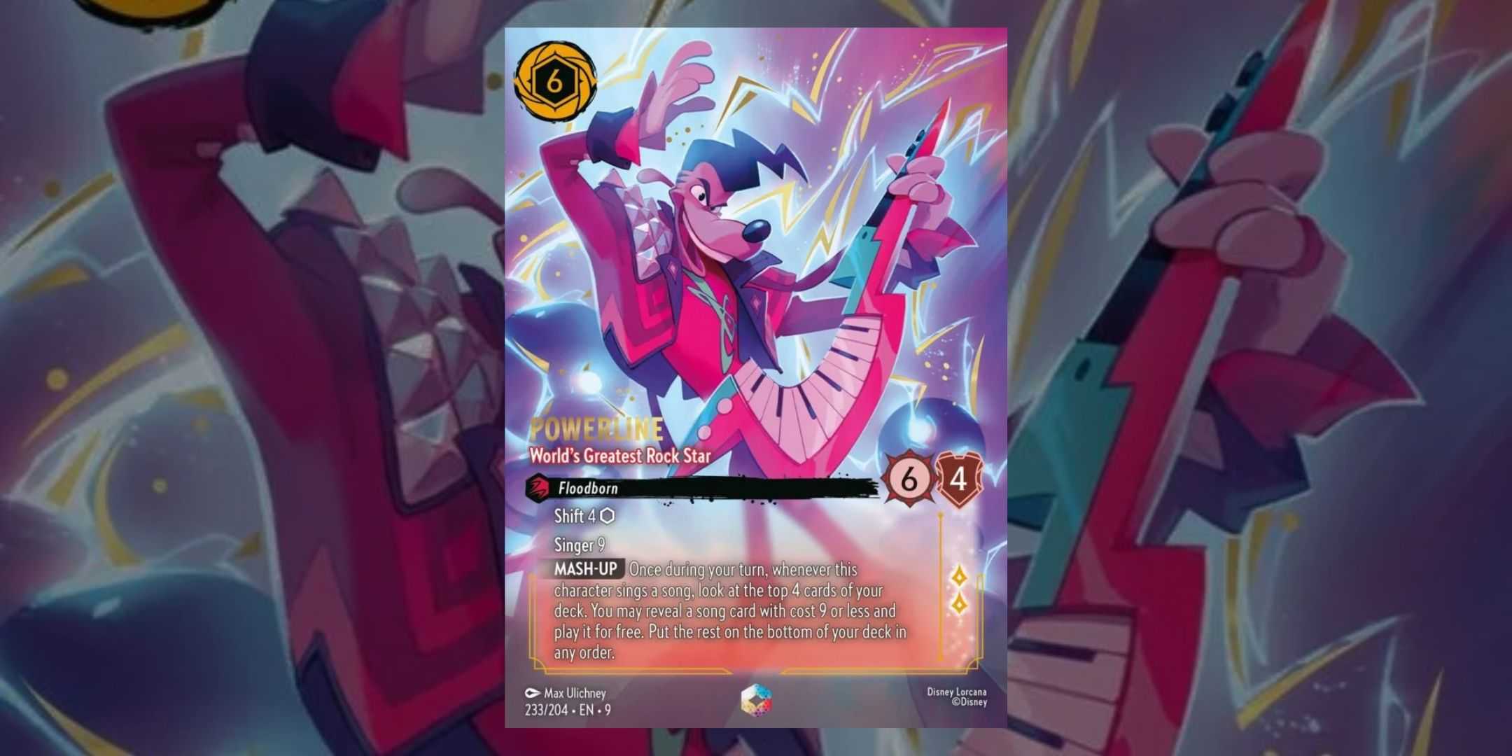 Набор *Fabled* из Disney Lorcana с волшебной картой Powerline в центре