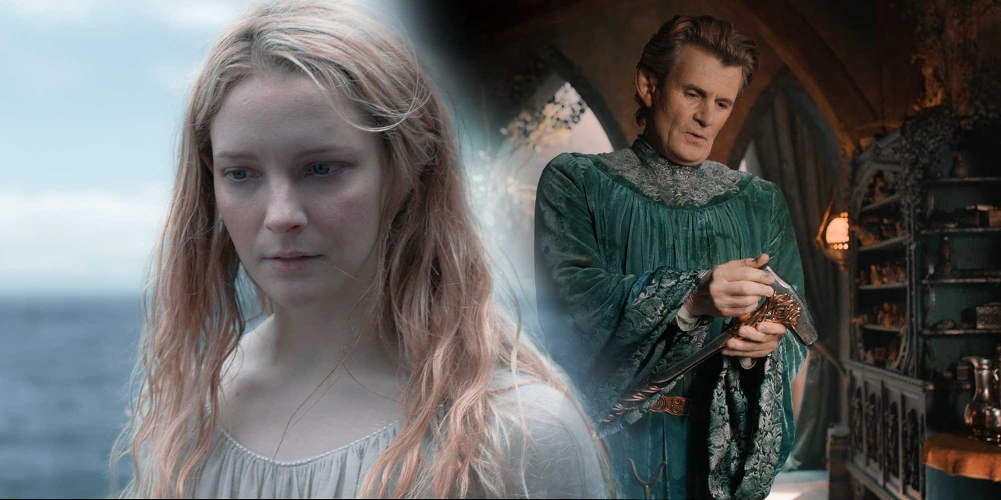 Галадриэль и Селеримбор, два из Эльфов, которых мы встречаем в "Кольца власти".