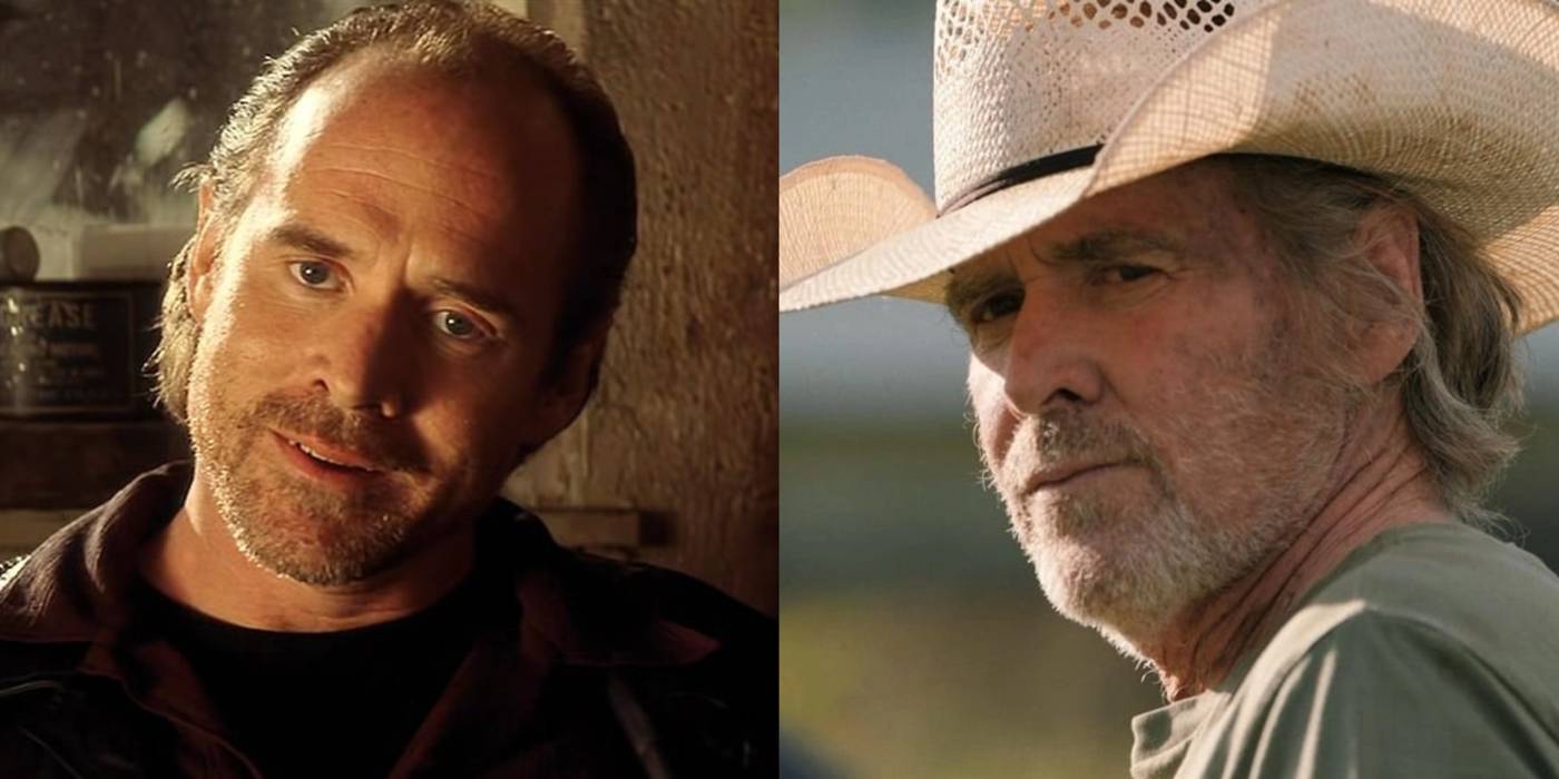 Разделенное изображение Марка Паттона в "Gone in 60 Seconds" и "Yellowstone"