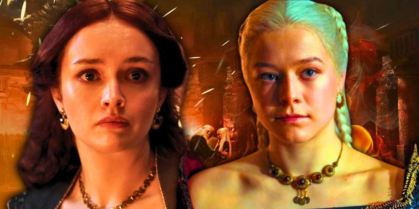 Алисента и Рейнара в "Доме Дракона"