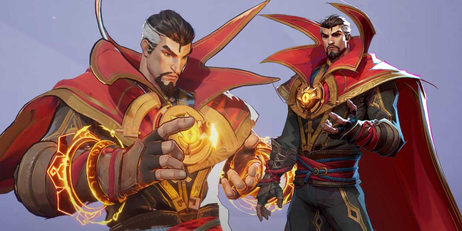 Анимация Doctor Strange в Marvel Rivals с официальной моделью персонажа