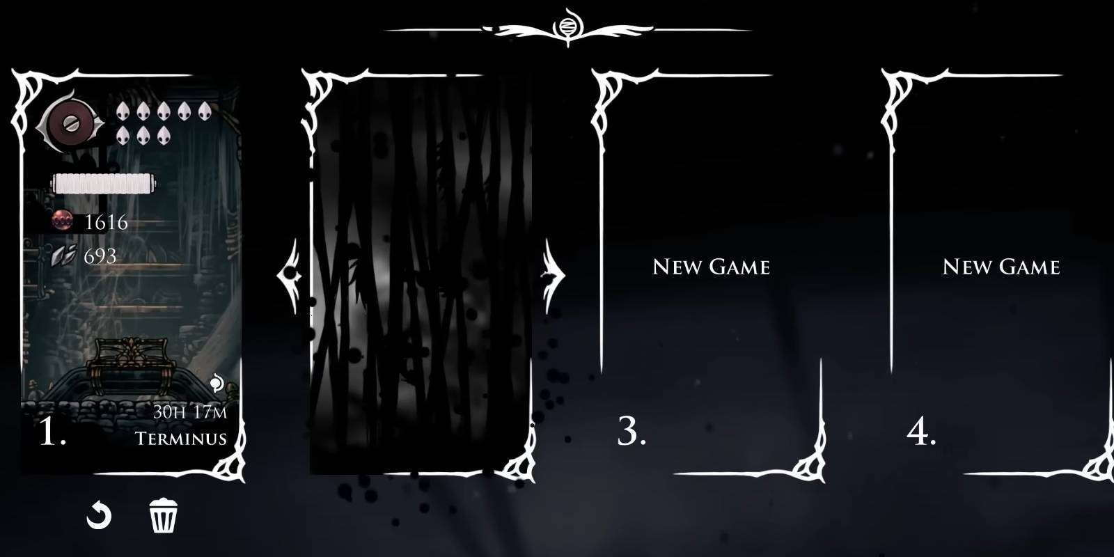 Hollow Knight: Silksong unlocking Act 3 by removing dark vines from save file