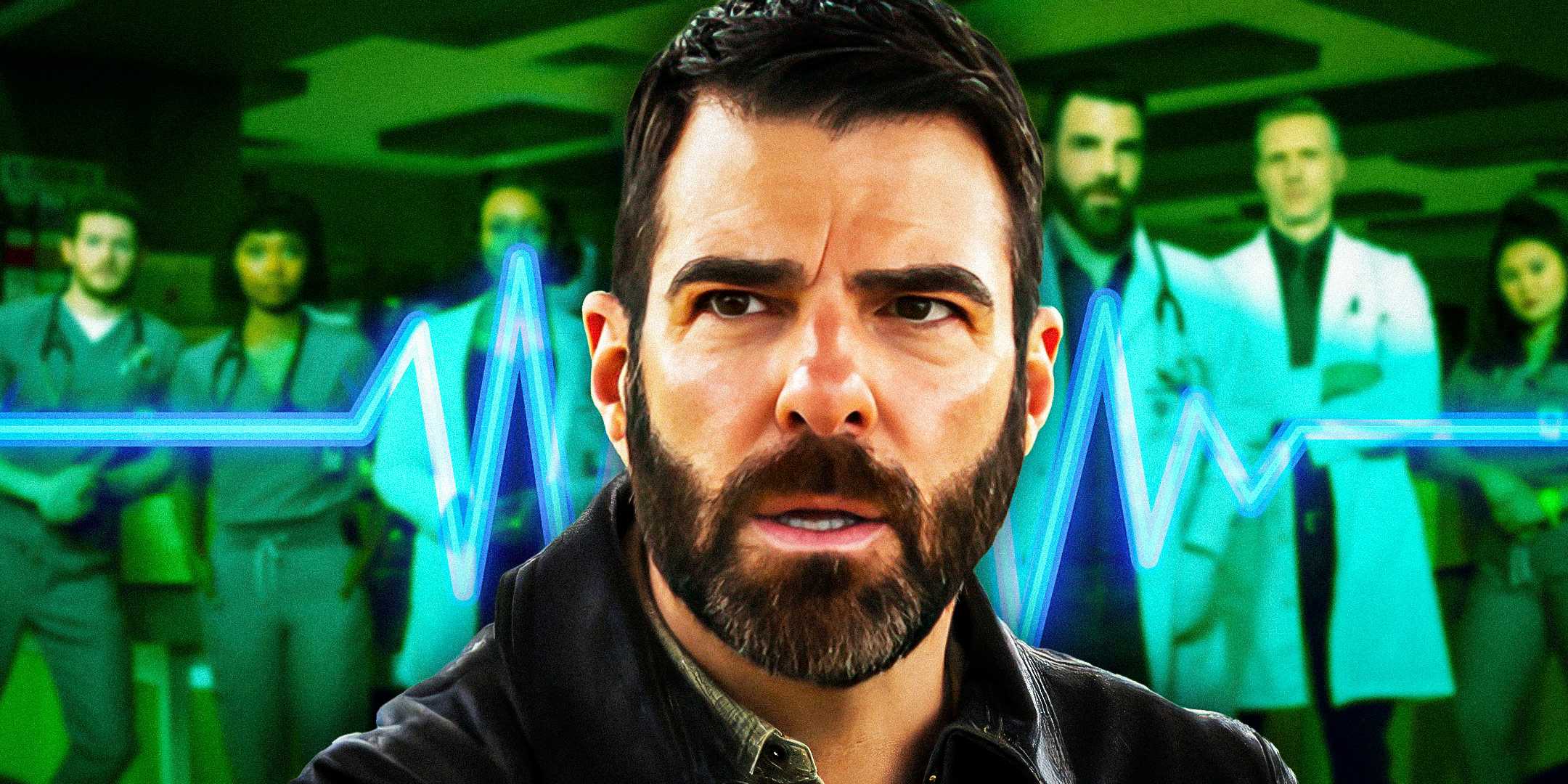 Кастомное изображение Brilliant Minds с Вольфом и остальной частью актерского состава