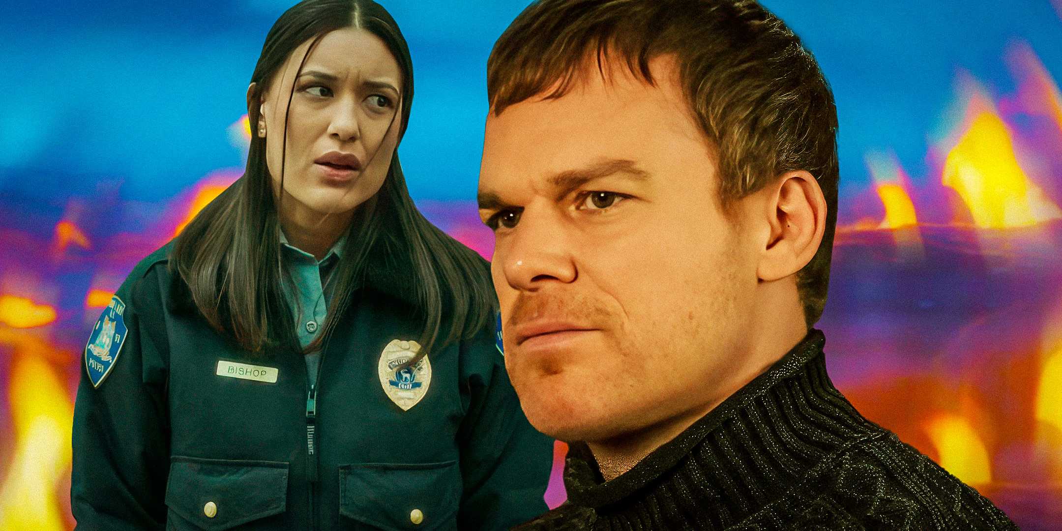 Энжела Бишоп и Декстер Морган в *Dexter: New Blood*