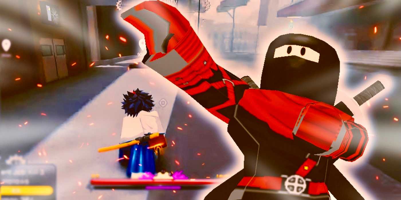 Персонаж из игры Peroxide, вдохновленной Bleach, на платформе Roblox