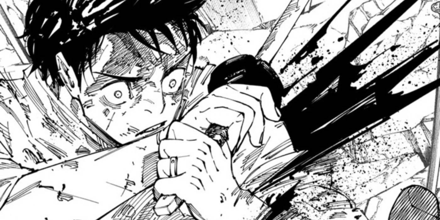 Юта Оккоцу, разрезанный Сукуной в Jujutsu Kaisen