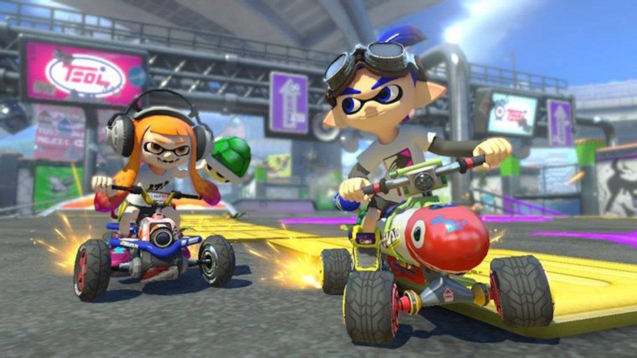 Inkling Boy and Girl Mario Kart 8