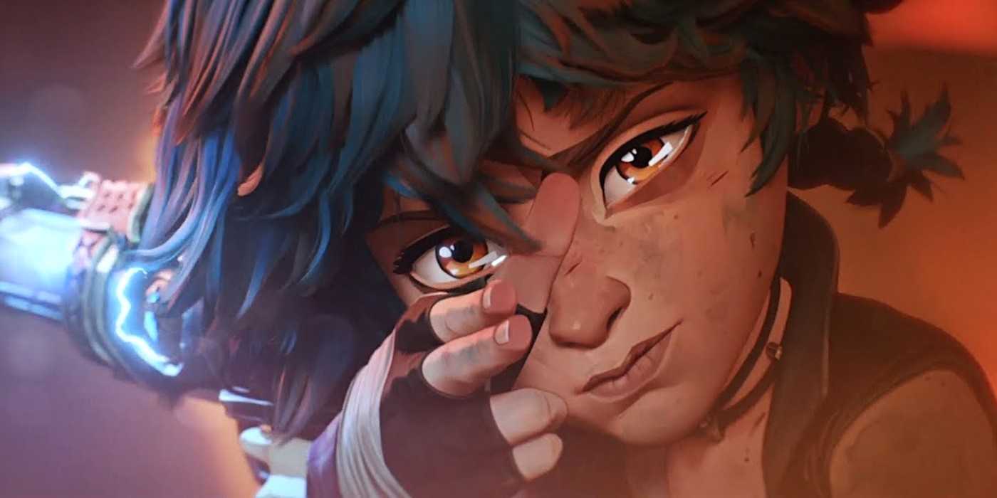 Isha Doing Finger Guns In Arcane