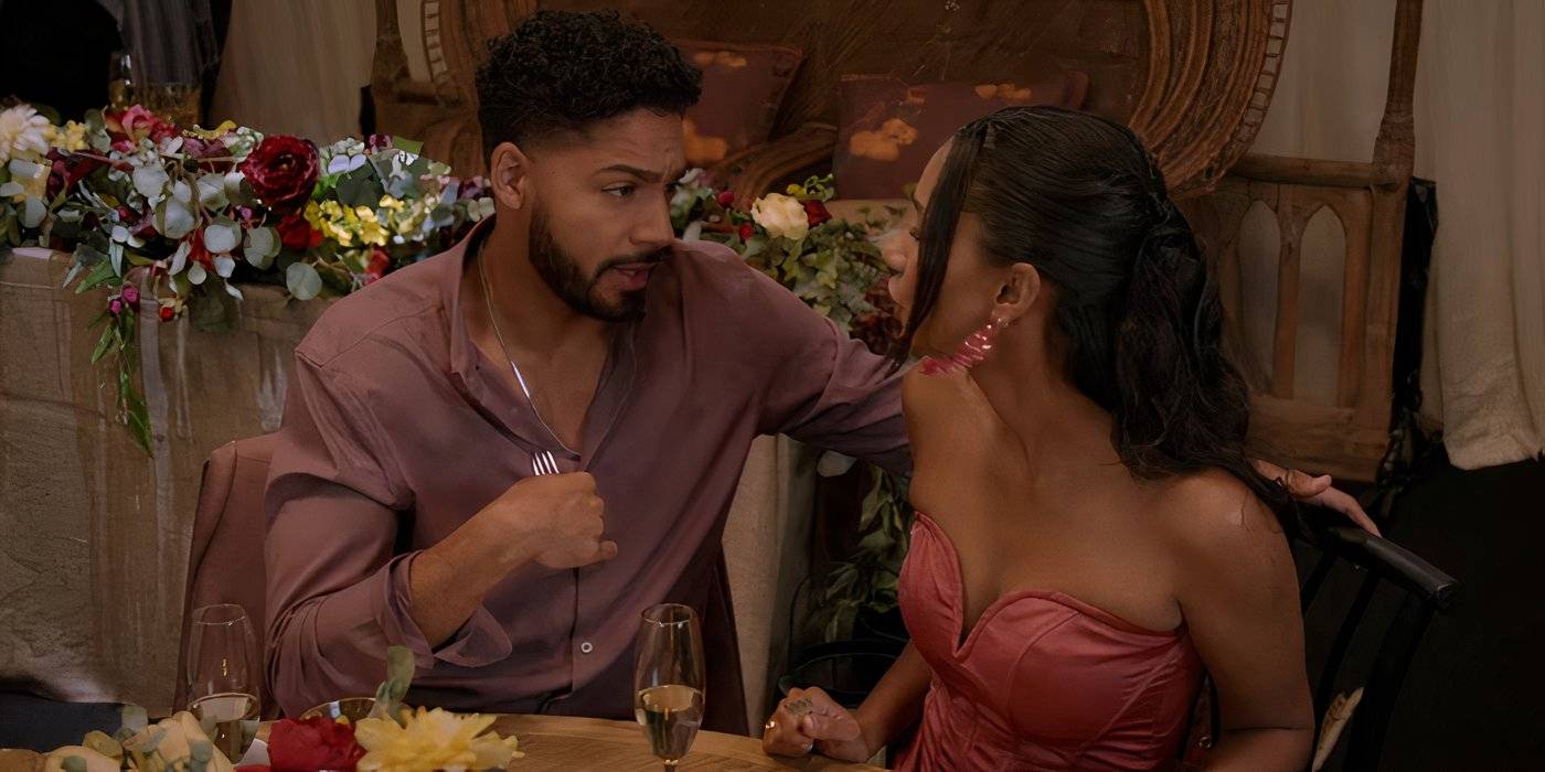 Джордан (Майкл Эванс Белинг) и Лейла (Грета Ониеогу) беседуют о торте в "All American"