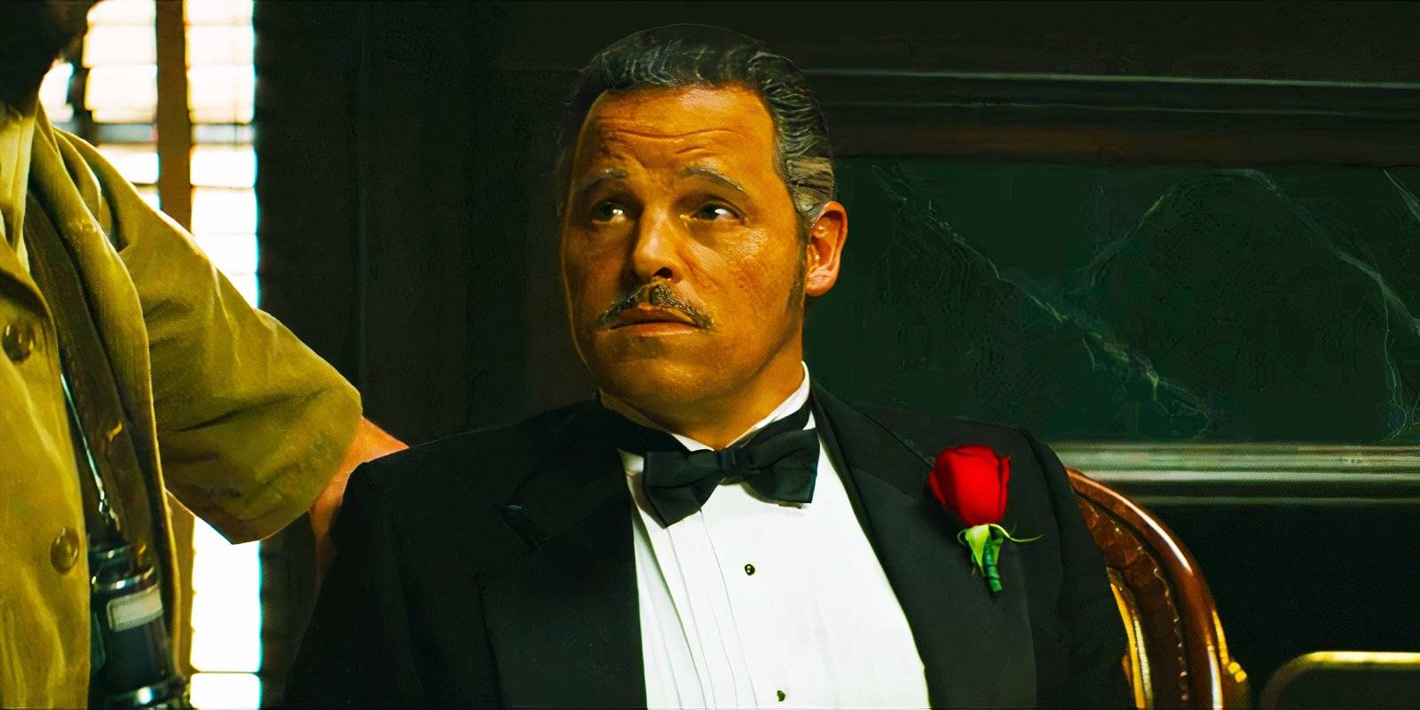 Джастин Чэмберс в роли Марлона Брандо в 7-м эпизоде "The Offer"