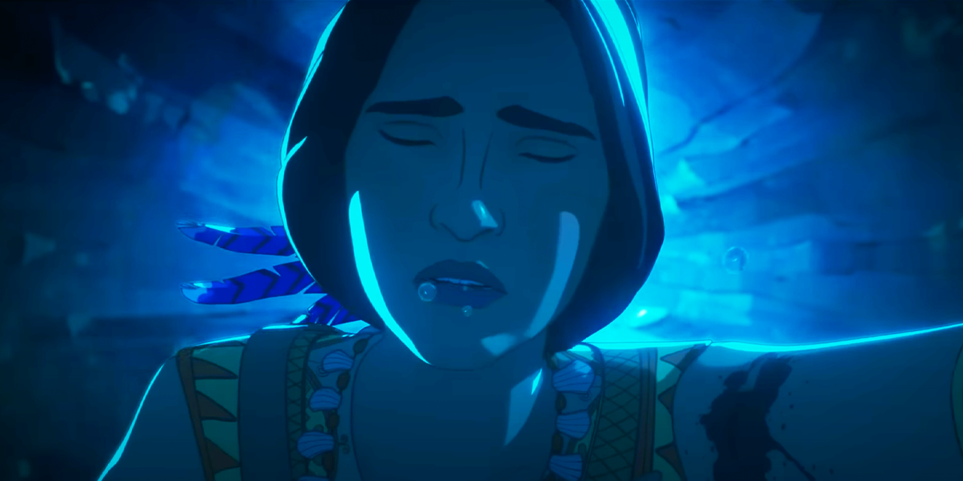 Кахори тонет в воде в трейлере What If...? сезон 2