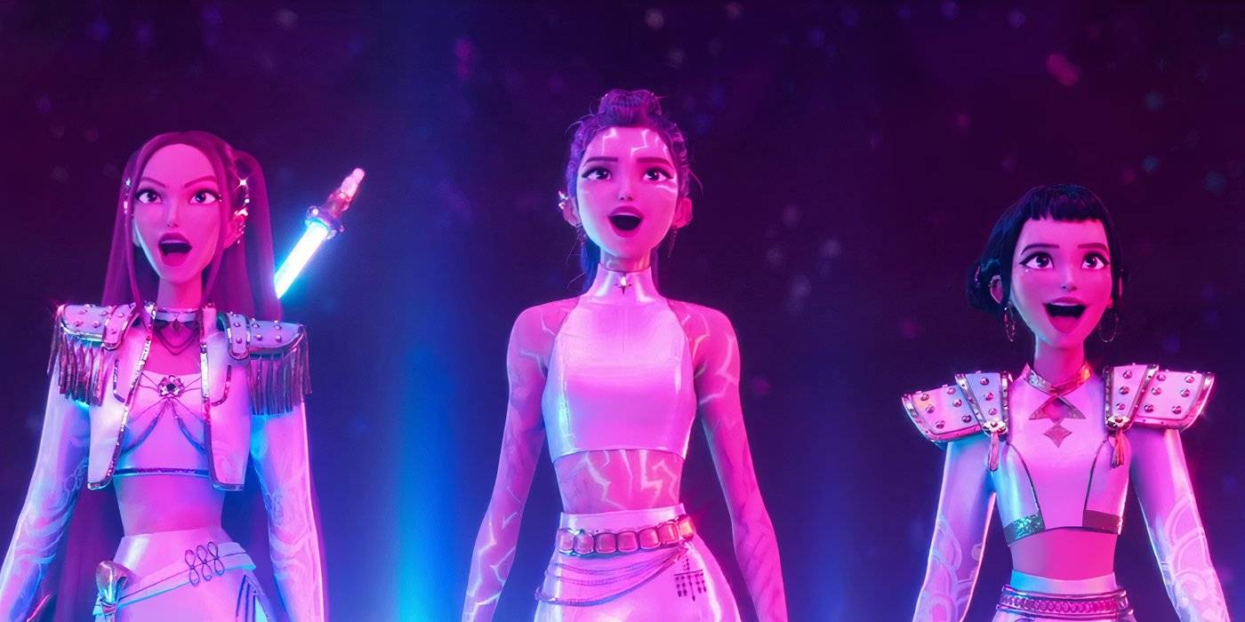 Rumi, Mira и Zoe исполняют This Is What It Sounds Like в KPop Demon Hunters