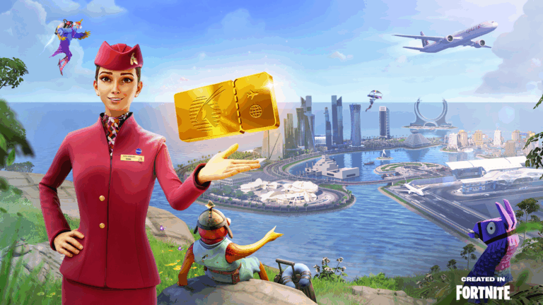 Виртуальный остров QVerse в Fortnite предлагает шанс выиграть билеты на рейсы Qatar Airways