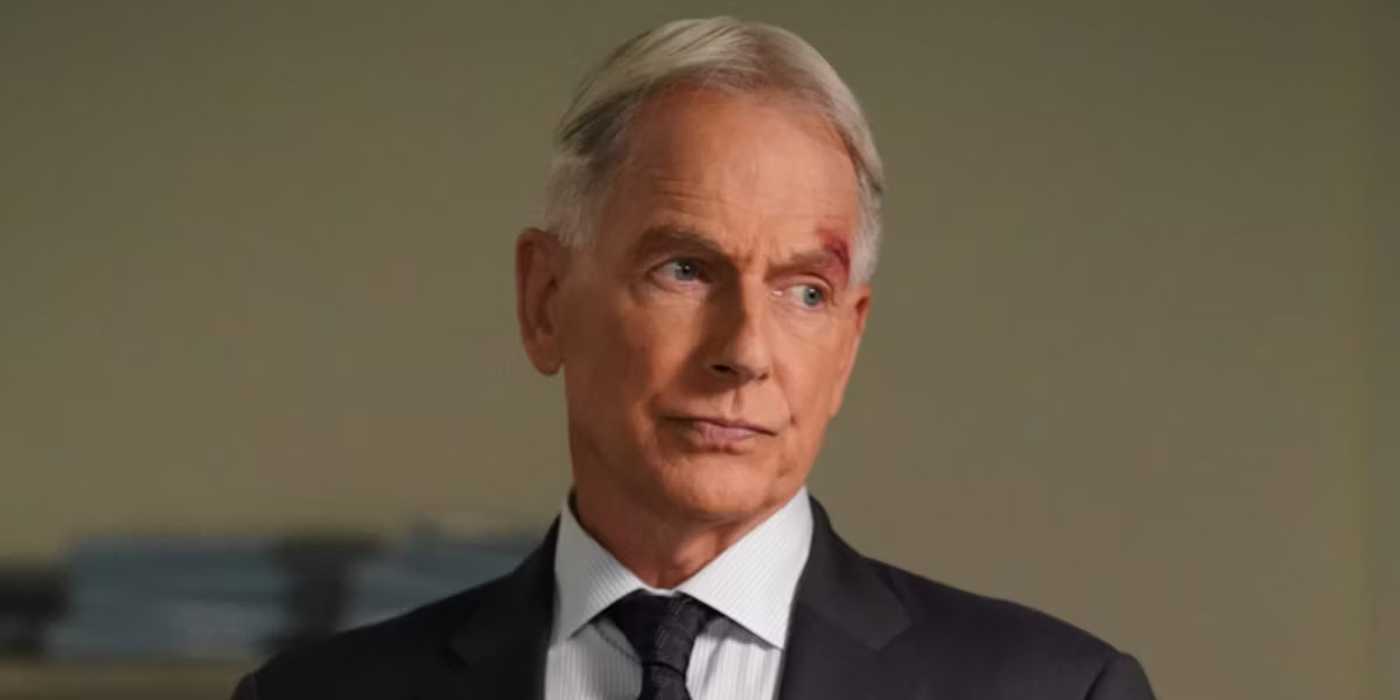 Марк Хармон в роли Лероя Гиббса с кровоточащим глазом в NCIS